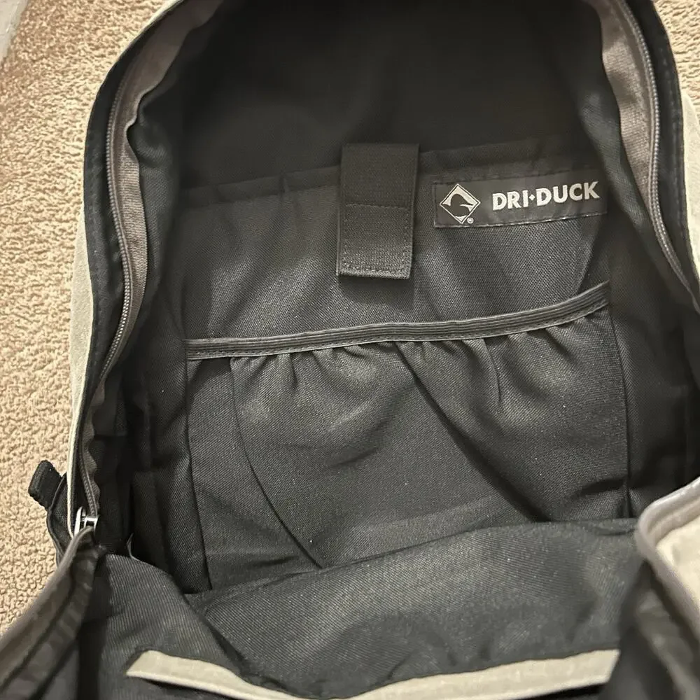 Torque Motorcycle Co. Canvas Backpack Dri Duck Green